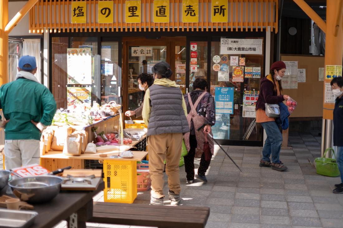 日曜朝市の写真