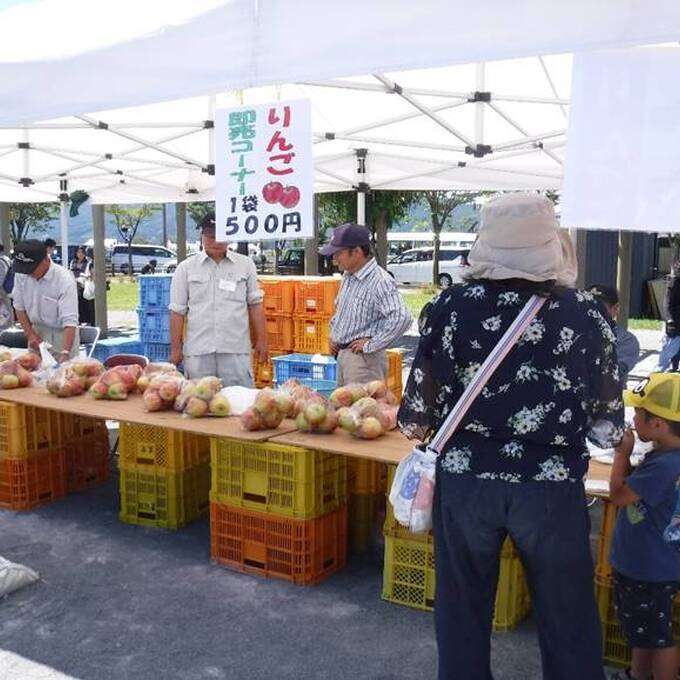 下諏訪町農業祭の写真