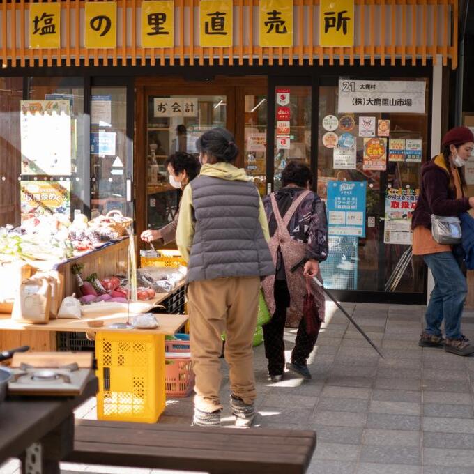 日曜朝市の写真